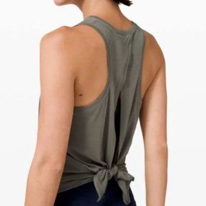 (Repost) Lululemon - All Tied Up Tank Top - Sage Grey